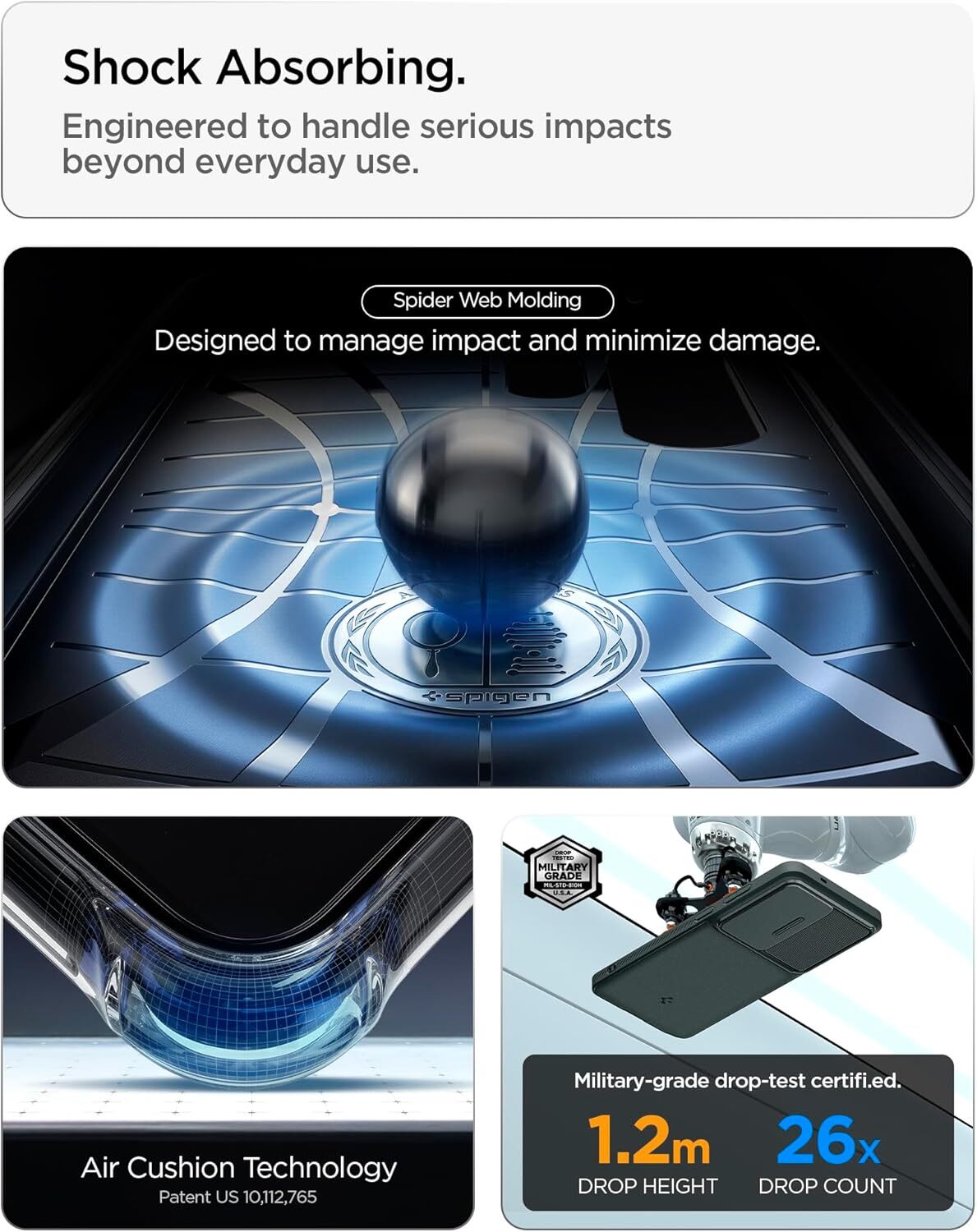 Spigen Optik Armor Samsung Galaxy S26 Ultra Hoesje Camera Slider Groen afbeelding 6