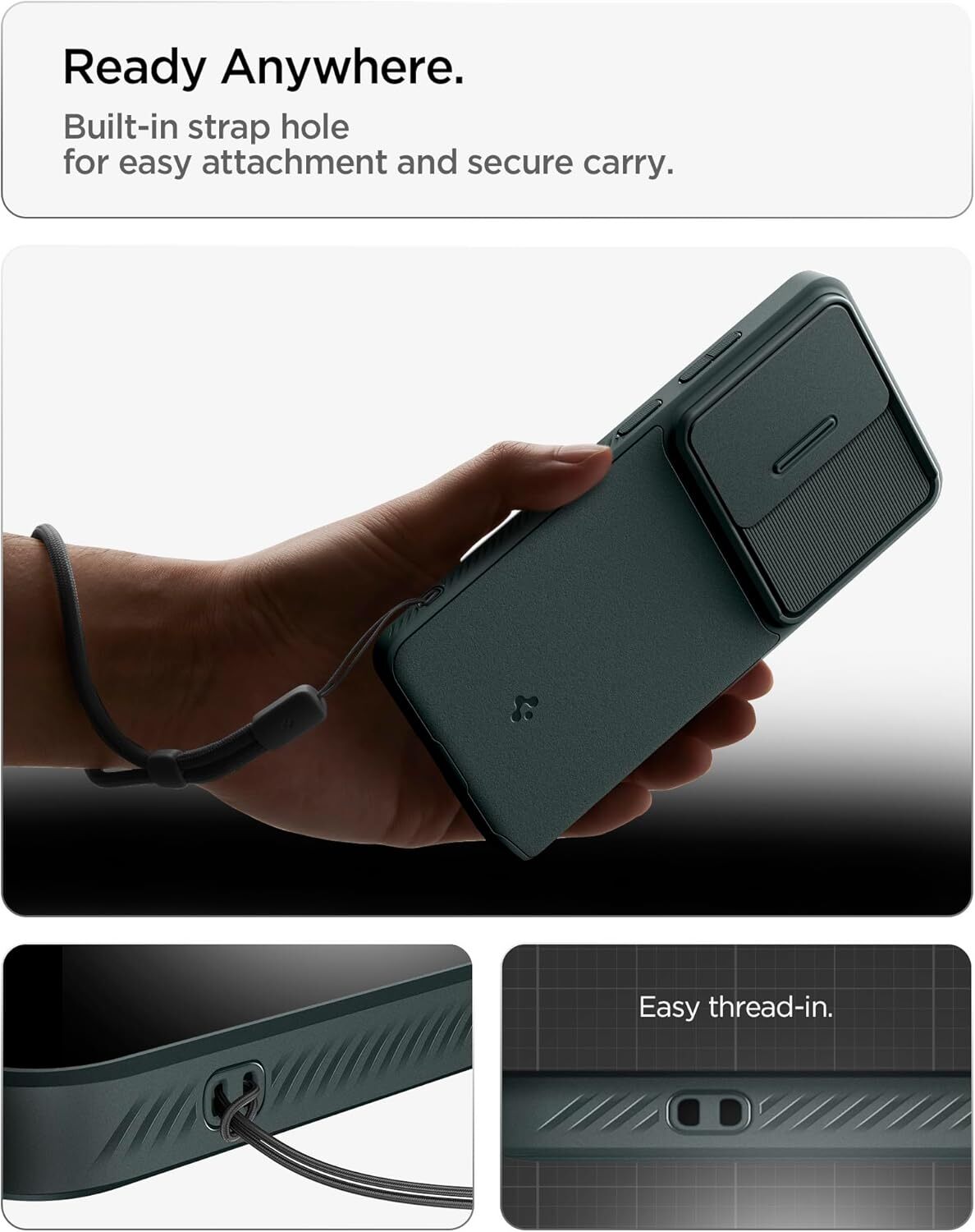 Spigen Optik Armor Samsung Galaxy S26 Ultra Hoesje Camera Slider Groen afbeelding 8