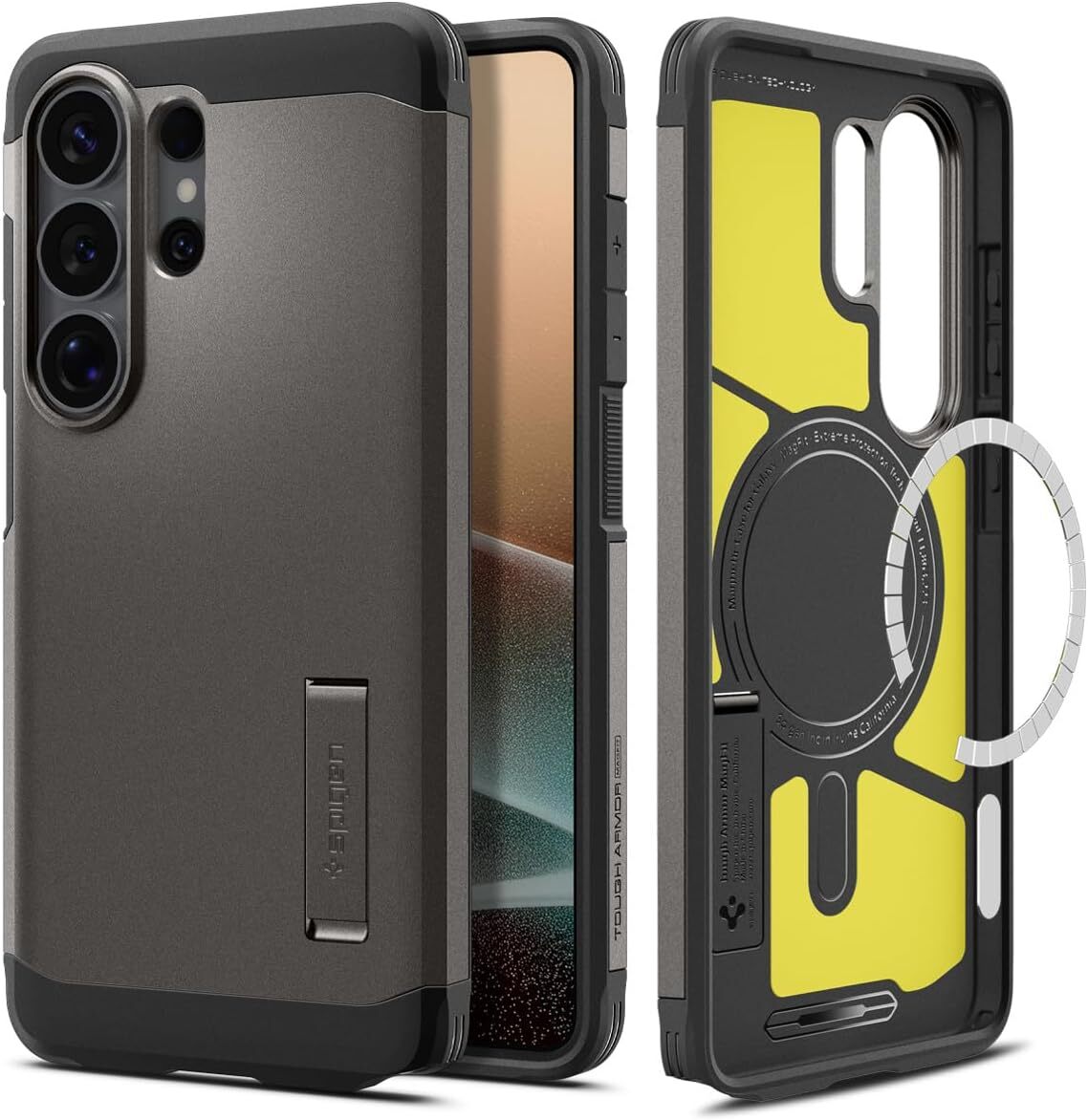 Spigen Tough Armor Samsung Galaxy S26 Ultra Hoesje MagSafe Back Cover Gunmetal afbeelding 1