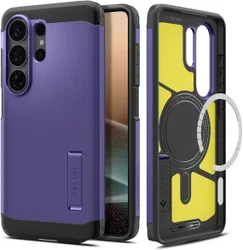 Spigen Tough Armor Samsung Galaxy S26 Ultra Hoesje MagSafe Back Cover Paars afbeelding