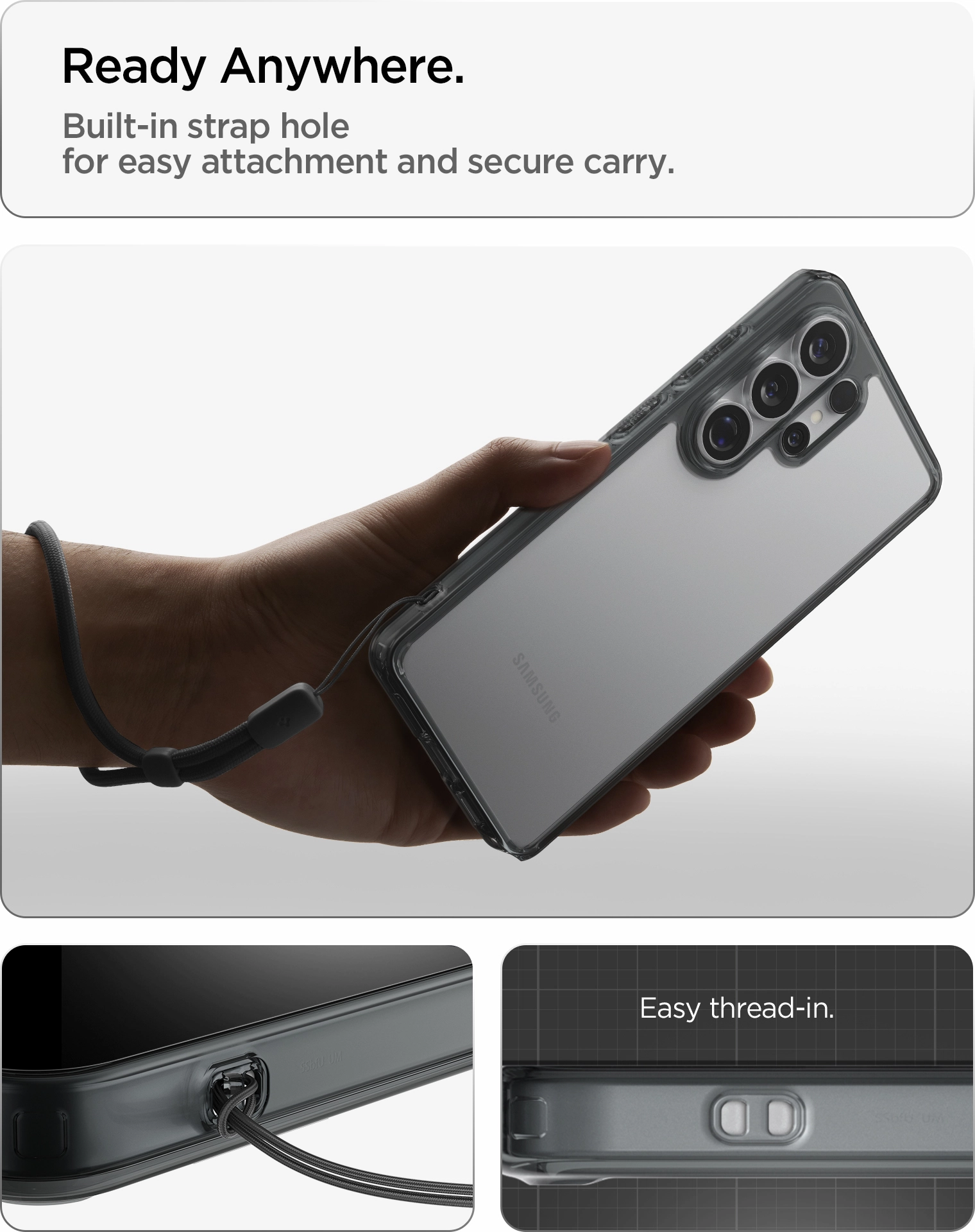 Spigen Ultra Hybrid Samsung Galaxy S26 Ultra Hoesje Back Cover Space Crystal afbeelding 8