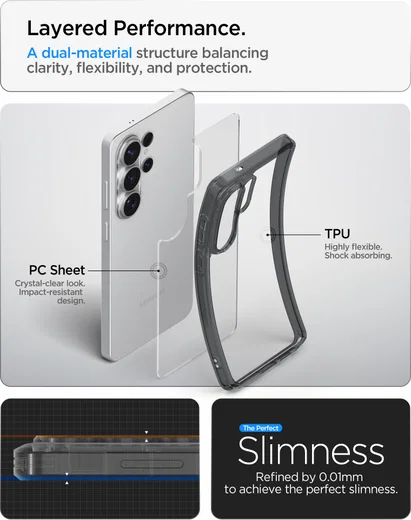 Spigen Ultra Hybrid Samsung Galaxy S26 Ultra Hoesje Back Cover Space Crystal afbeelding 6
