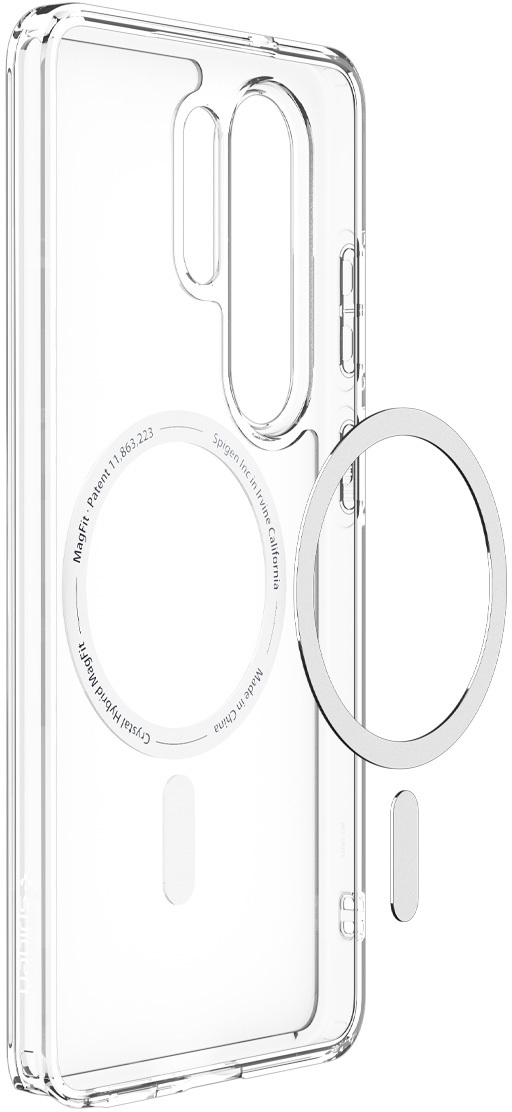 Spigen Ultra Hybrid MagFit Samsung S26 Ultra Hoesje MagSafe Clear Wit afbeelding 13