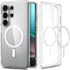 Spigen Ultra Hybrid MagFit Samsung S26 Ultra Hoesje MagSafe Clear Wit
