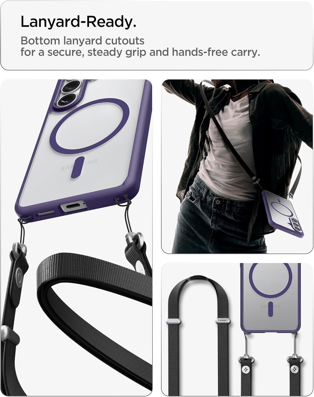Spigen Ultra Hybrid MagFit Samsung S26 Ultra Hoesje MagSafe Paars afbeelding 10