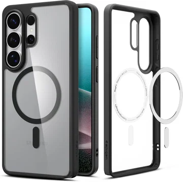 Spigen Ultra Hybrid MagFit Samsung S26 Ultra Hoesje MagSafe Matte Zwart