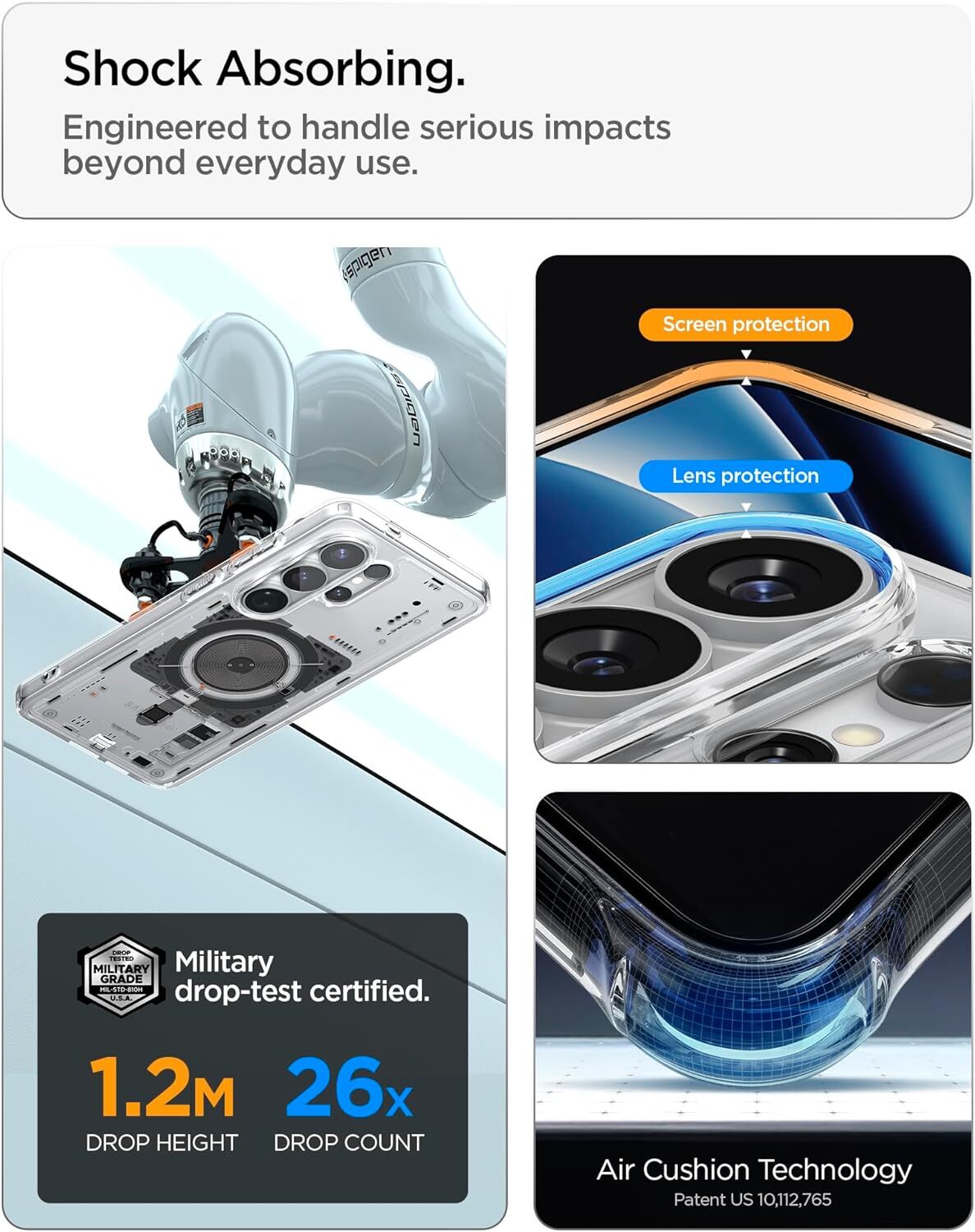Spigen Ultra Hybrid MagFit Samsung S26 Ultra Hoesje MagSafe Neo One afbeelding 8