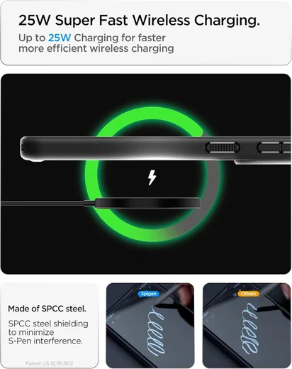 Spigen Ultra Hybrid MagFit Samsung S26 Ultra Hoesje MagSafe Zero One Zwart afbeelding 3