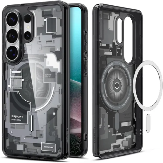 Spigen Ultra Hybrid MagFit Samsung S26 Ultra Hoesje MagSafe Zero One Zwart afbeelding 1