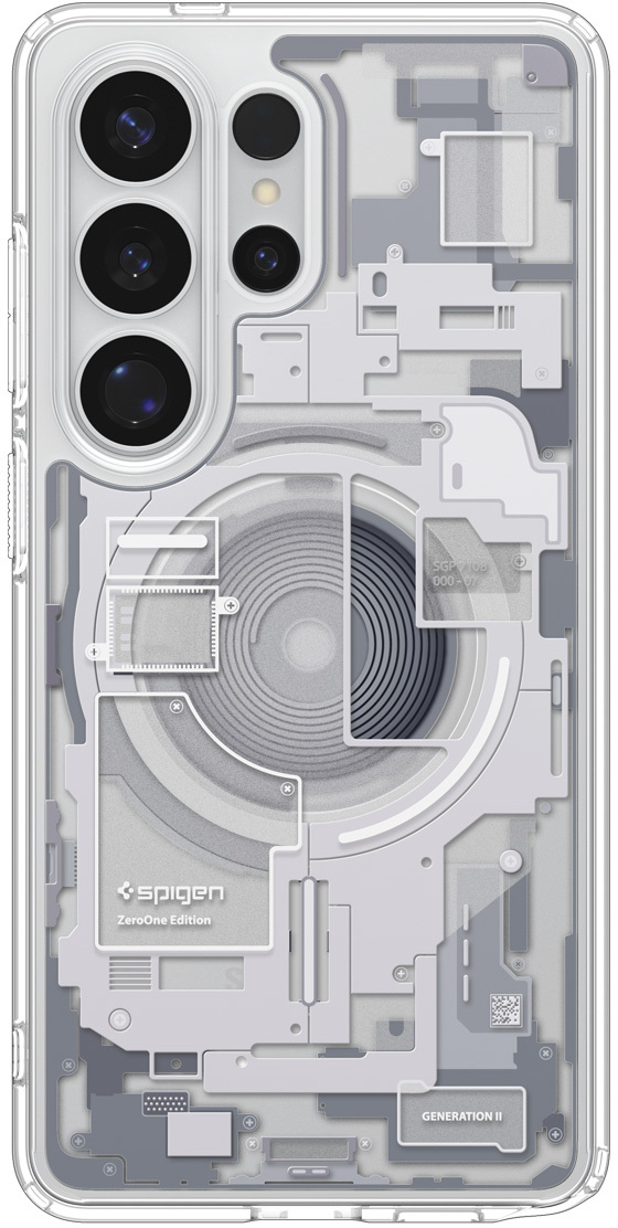 Spigen Ultra Hybrid MagFit Samsung S26 Ultra Hoesje MagSafe Zero One Wit afbeelding 2
