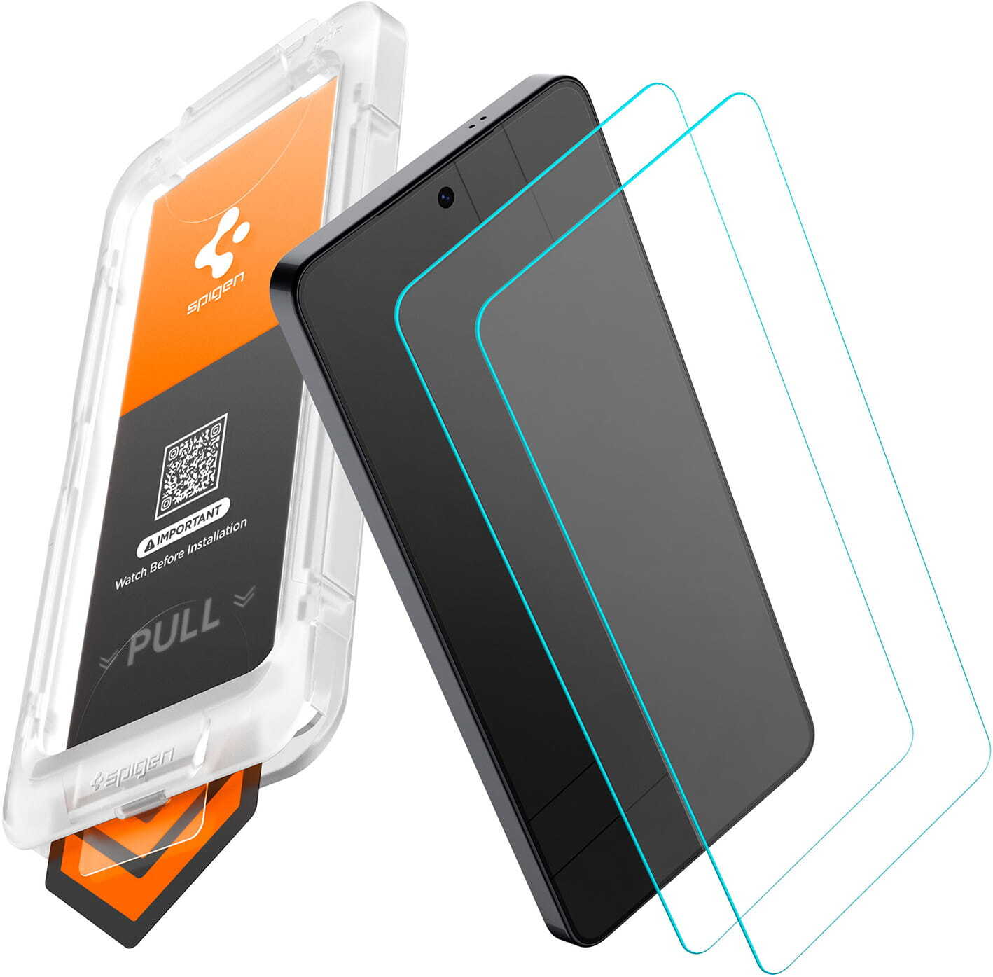 Spigen EZ Fit GLAS.tR Samsung Galaxy S26 Ultra Screen Protector 2-Pack afbeelding 2