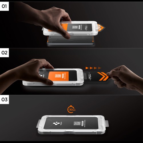 Spigen EZ Fit GLAS.tR Samsung Galaxy S26 Ultra Screen Protector 1-Pack afbeelding 4