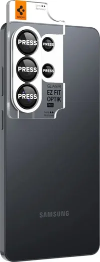 Spigen EZ Fit Optik Pro Samsung S26 Ultra Camera Lens Protector Zwart (2-Pack) afbeelding 3