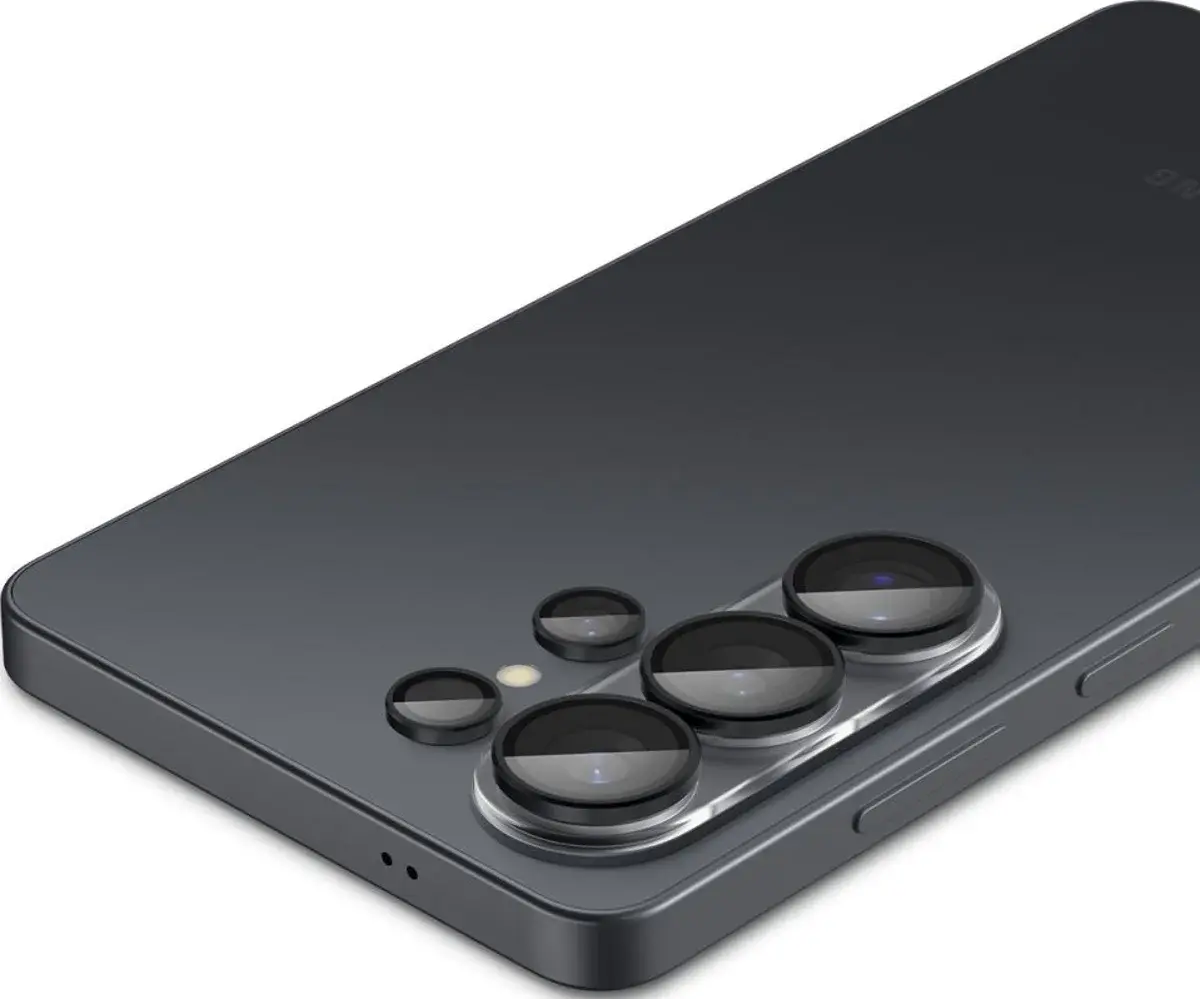 Spigen EZ Fit Optik Pro Samsung S26 Ultra Camera Lens Protector Zwart (2-Pack) afbeelding 5