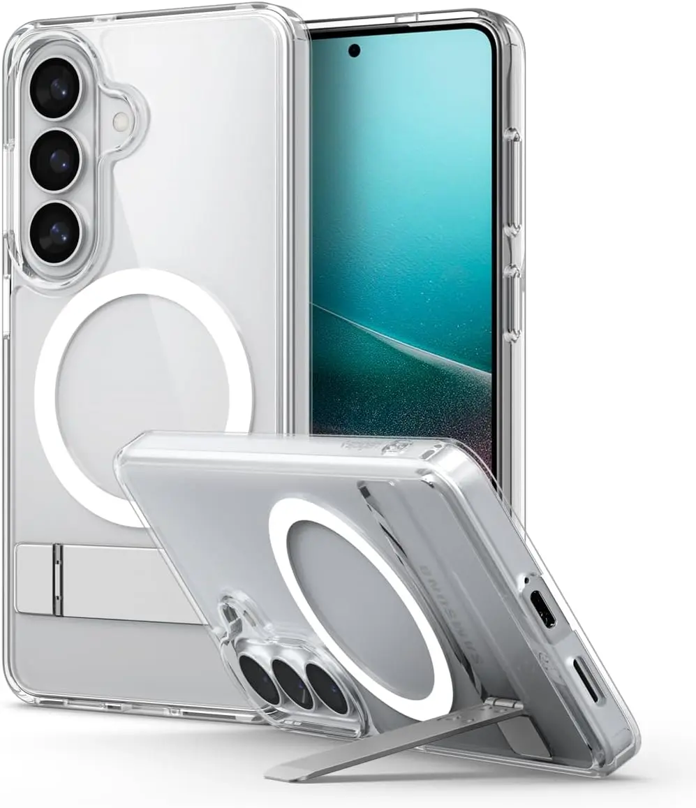 Spigen Ultra Hybrid S MagFit Samsung Galaxy S26 Plus Hoesje Transparant Wit afbeelding 1