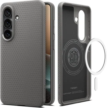 Spigen Liquid Air MagFit Samsung Galaxy S26 Plus Hoesje MagSafe Grijs