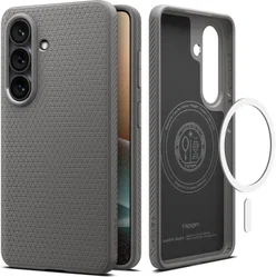 Spigen Liquid Air MagFit Samsung Galaxy S26 Plus Hoesje MagSafe Grijs afbeelding