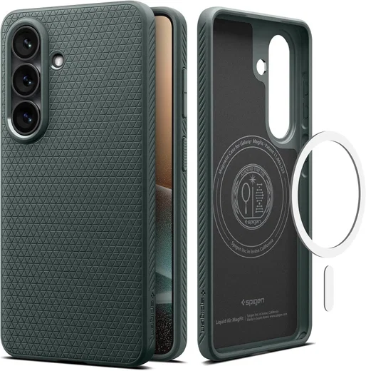 Spigen Liquid Air MagFit Samsung Galaxy S26 Plus Hoesje MagSafe Groen afbeelding 1