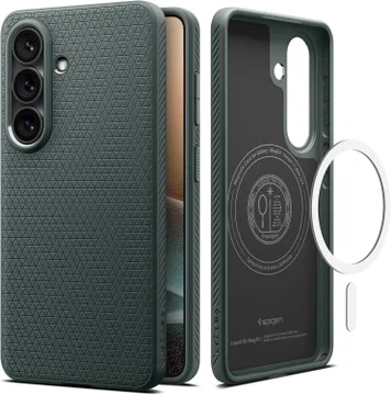 Spigen Liquid Air MagFit Samsung Galaxy S26 Plus Hoesje MagSafe Groen
