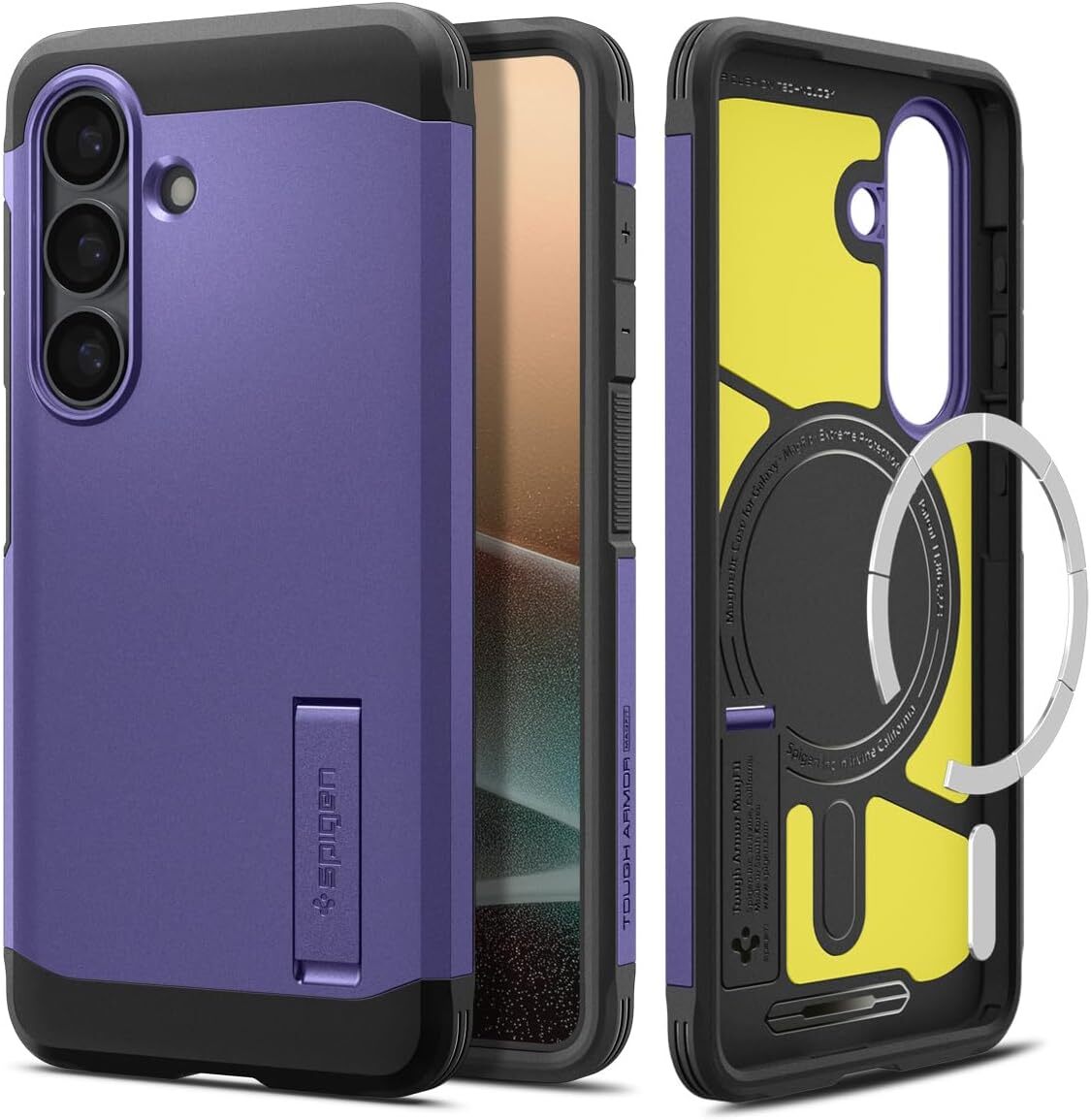 Spigen Tough Armor Samsung Galaxy S26 Plus Hoesje MagSafe Back Cover Paars afbeelding 1