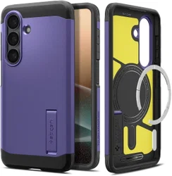 Spigen Tough Armor Samsung Galaxy S26 Plus Hoesje MagSafe Back Cover Paars afbeelding