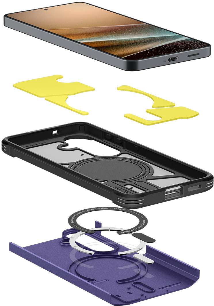 Spigen Tough Armor Samsung Galaxy S26 Plus Hoesje MagSafe Back Cover Paars afbeelding 13