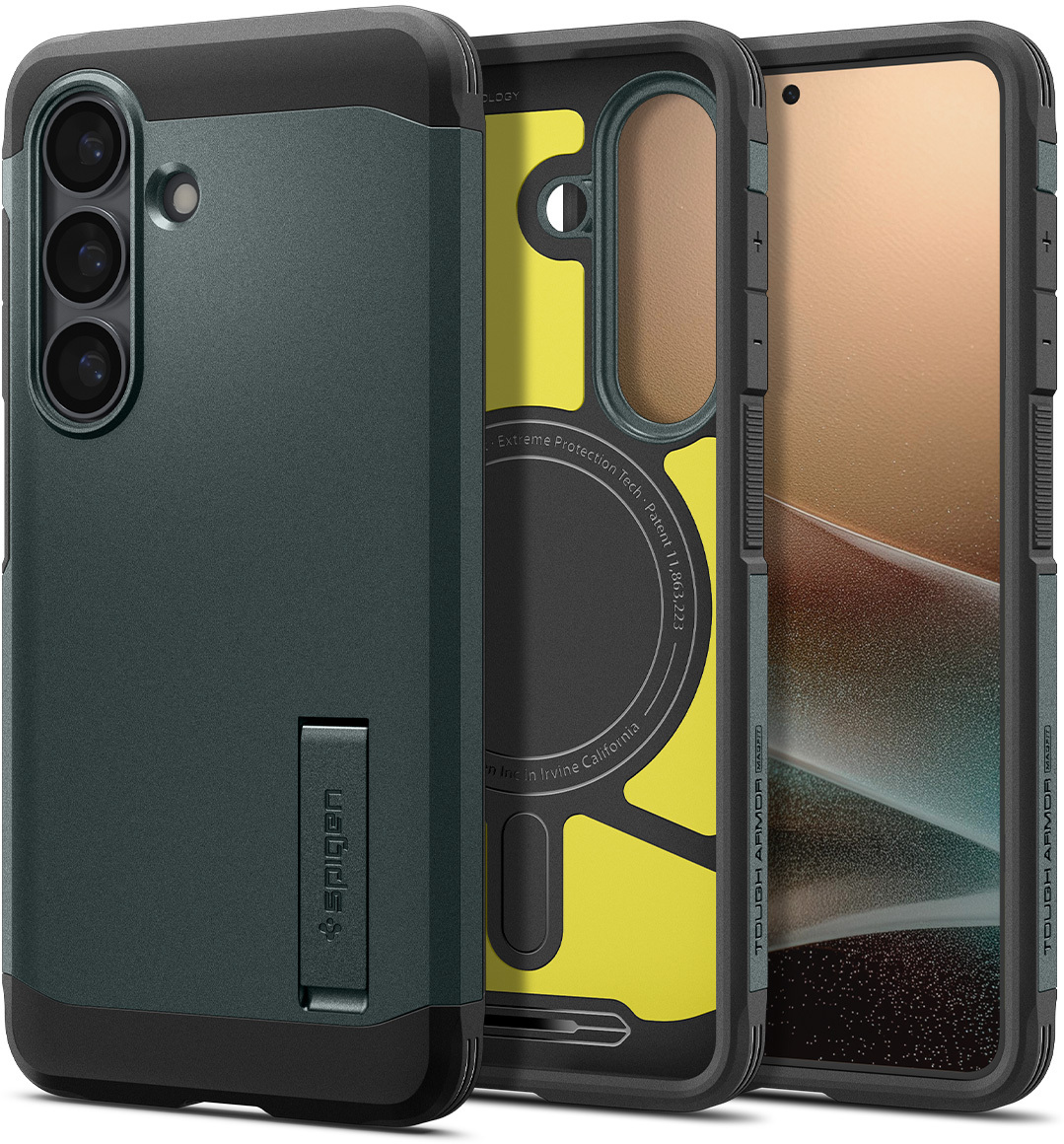 Spigen Tough Armor Samsung Galaxy S26 Plus Hoesje MagSafe Back Cover Groen afbeelding 10