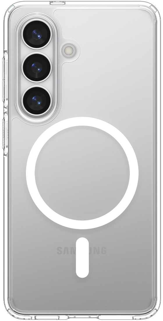 Spigen Ultra Hybrid MagFit Samsung Galaxy S26 Plus Hoesje MagSafe Clear Wit afbeelding 2