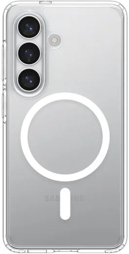 Spigen Ultra Hybrid MagFit Samsung Galaxy S26 Plus Hoesje MagSafe Clear Wit afbeelding 2