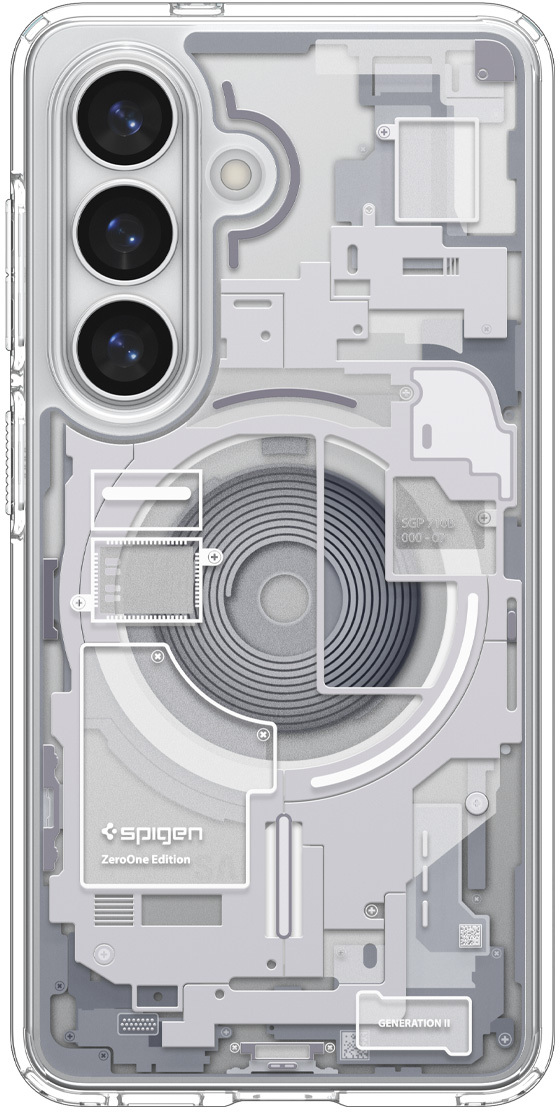 Spigen Ultra Hybrid MagFit Samsung Galaxy S26 Plus Hoesje MagSafe Zero One Wit afbeelding 2