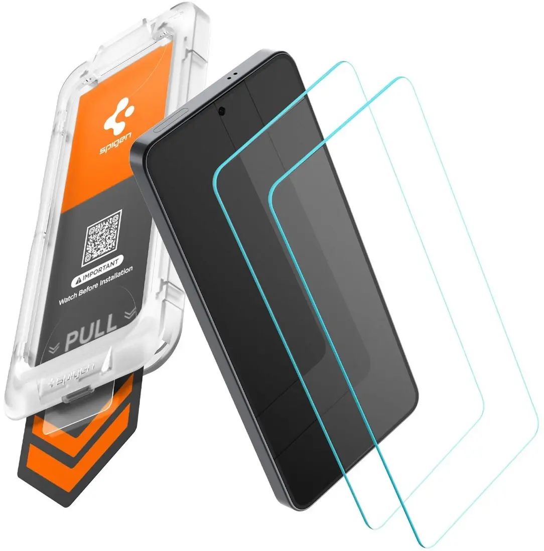 Spigen EZ Fit GLAS.tR Samsung Galaxy S26 Plus Screen Protector 2-Pack afbeelding 2