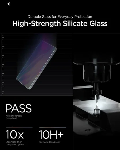 Spigen EZ Fit GLAS.tR Samsung Galaxy S26 Plus Screen Protector 2-Pack afbeelding 8