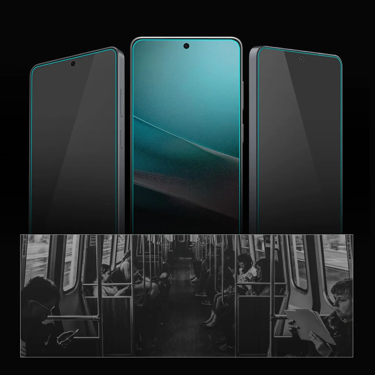 Spigen EZ Fit GLAS.tR Samsung Galaxy S26 Plus Privacy Glass 2-Pack afbeelding 12