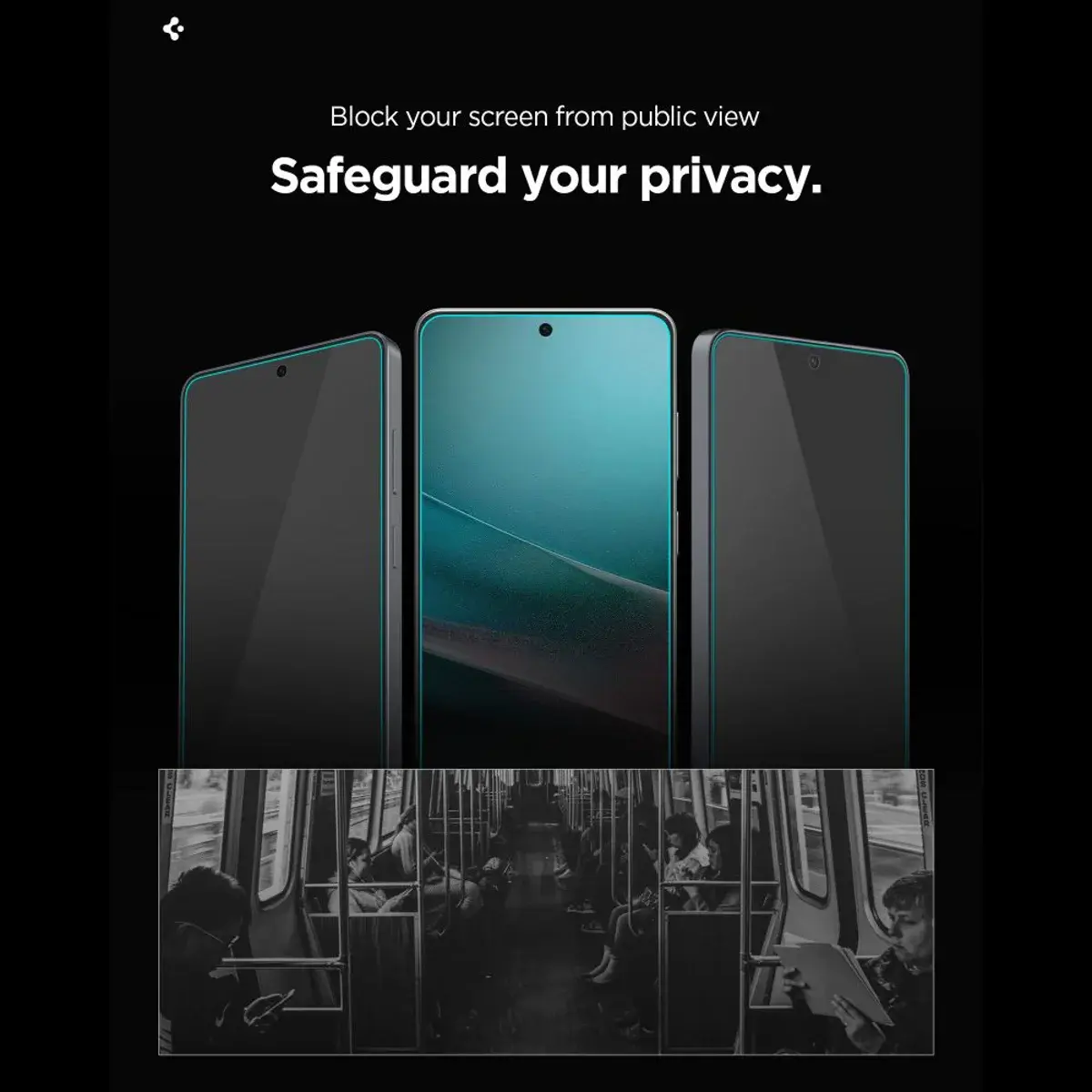 Spigen EZ Fit GLAS.tR Samsung Galaxy S26 Plus Privacy Glass 1-Pack afbeelding 9