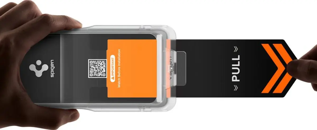 Spigen EZ Fit GLAS.tR Samsung Galaxy S26 Plus Privacy Glass 1-Pack afbeelding 13