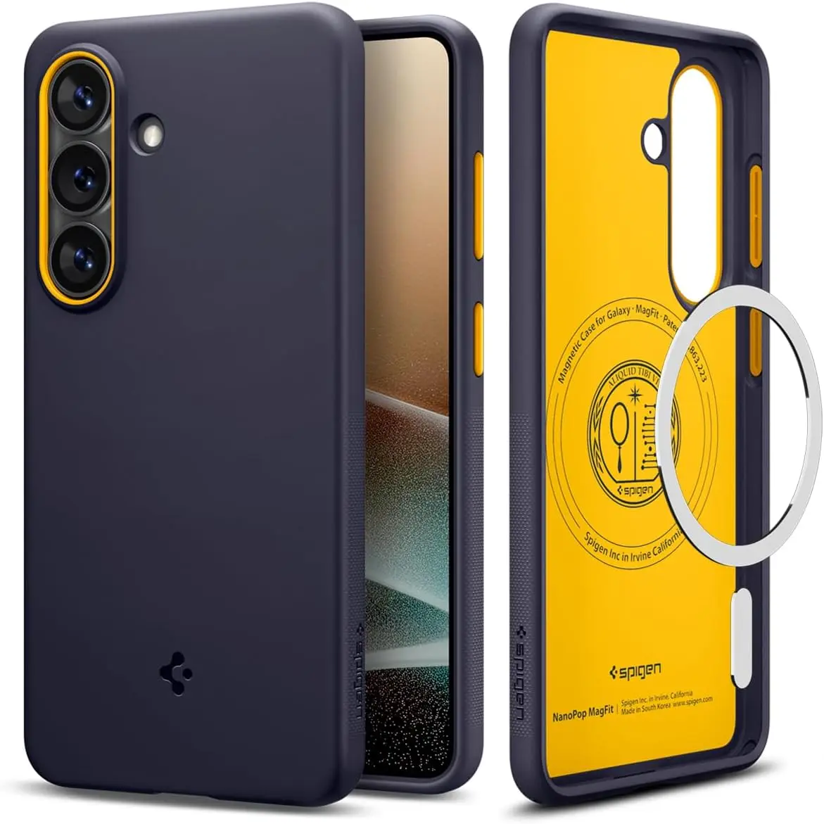Spigen Nano Pop MagFit Samsung Galaxy S26 Hoesje MagSafe Back Cover Blauw afbeelding 1