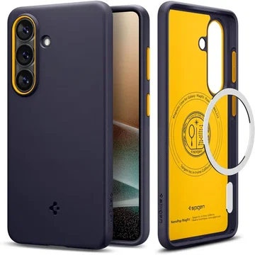 Spigen Nano Pop MagFit Samsung Galaxy S26 Hoesje MagSafe Back Cover Blauw