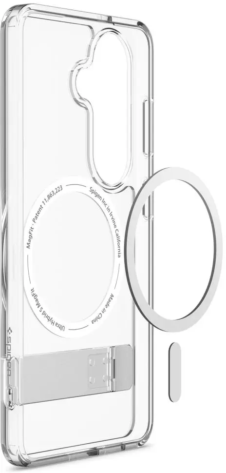 Spigen Ultra Hybrid S MagFit Samsung Galaxy S26 Hoesje Transparant Wit afbeelding 11
