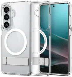 Spigen Ultra Hybrid S MagFit Samsung Galaxy S26 Hoesje Transparant Wit afbeelding