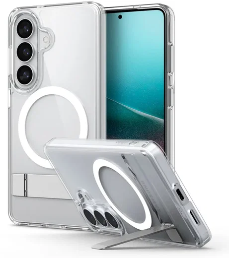 Spigen Ultra Hybrid S MagFit Samsung Galaxy S26 Hoesje Transparant Wit afbeelding 9