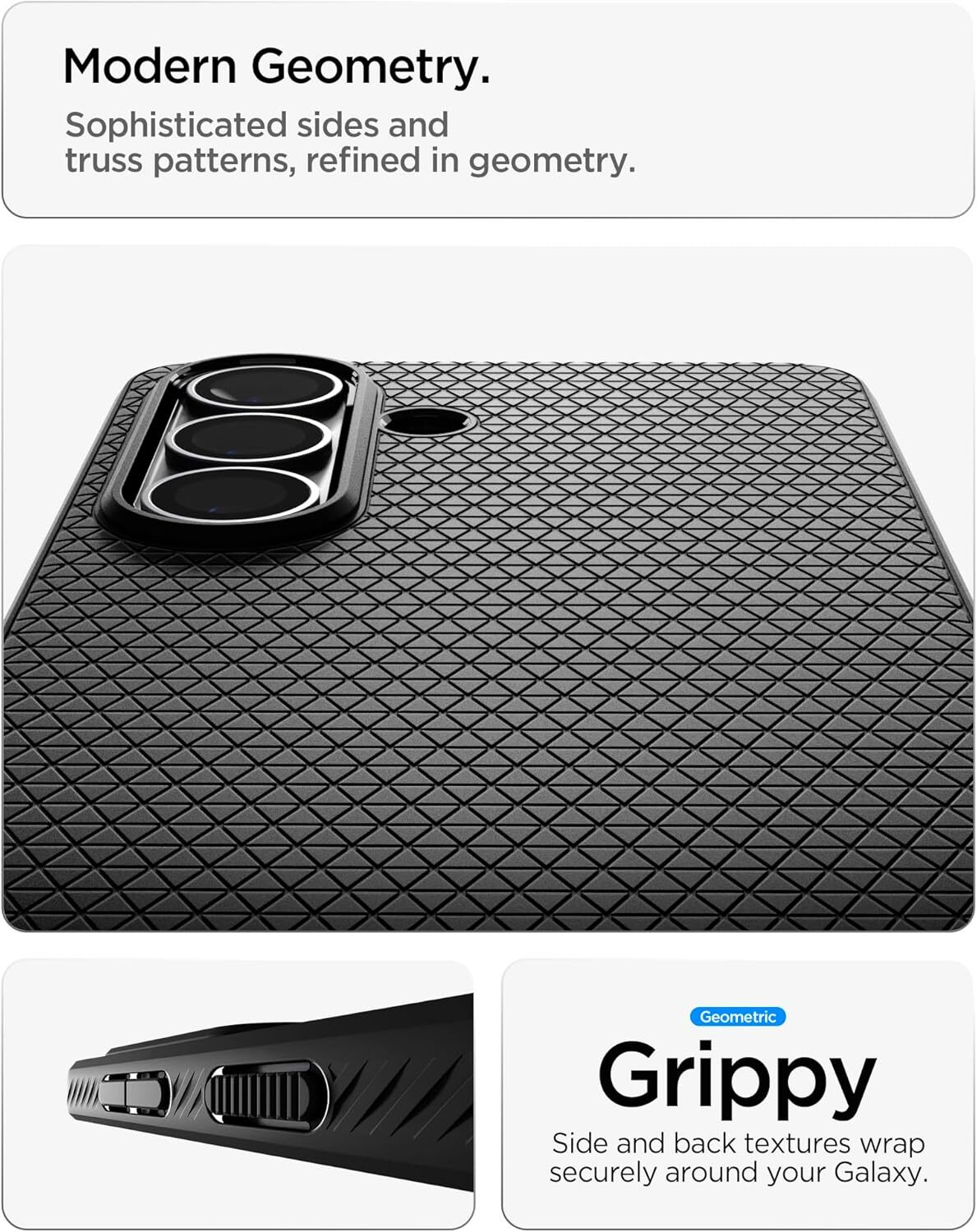 Spigen Liquid Air Samsung Galaxy S26 Hoesje Back Cover Matte Zwart afbeelding 6