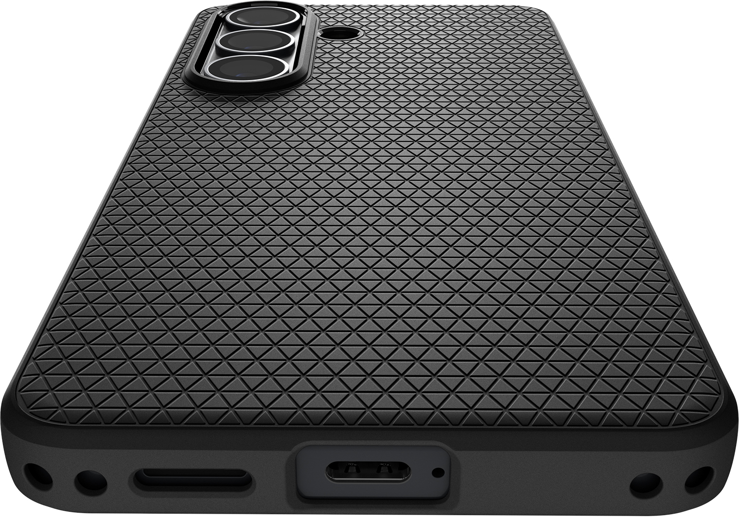 Spigen Liquid Air Samsung Galaxy S26 Hoesje Back Cover Matte Zwart afbeelding 13