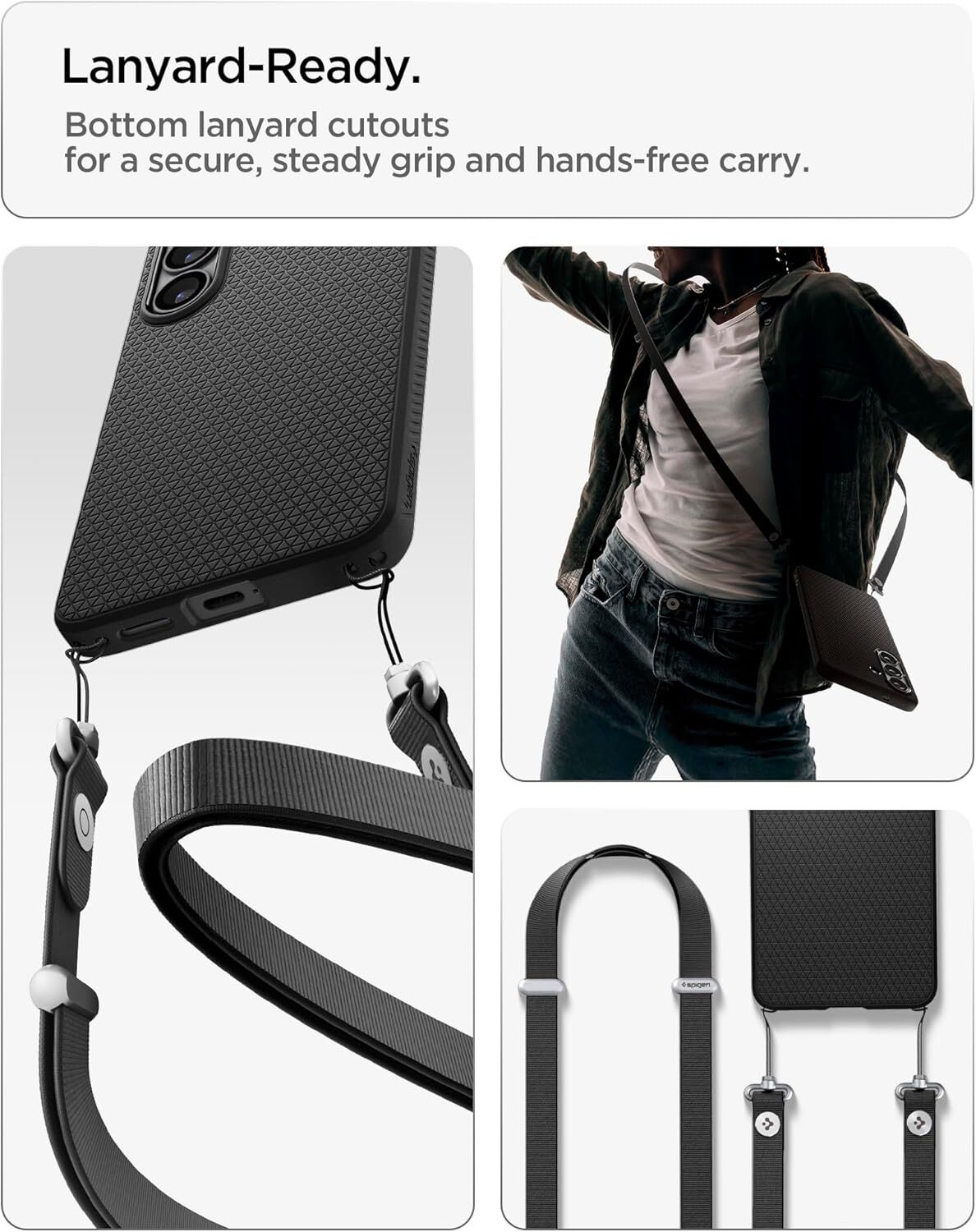 Spigen Liquid Air Samsung Galaxy S26 Hoesje Back Cover Matte Zwart afbeelding 8