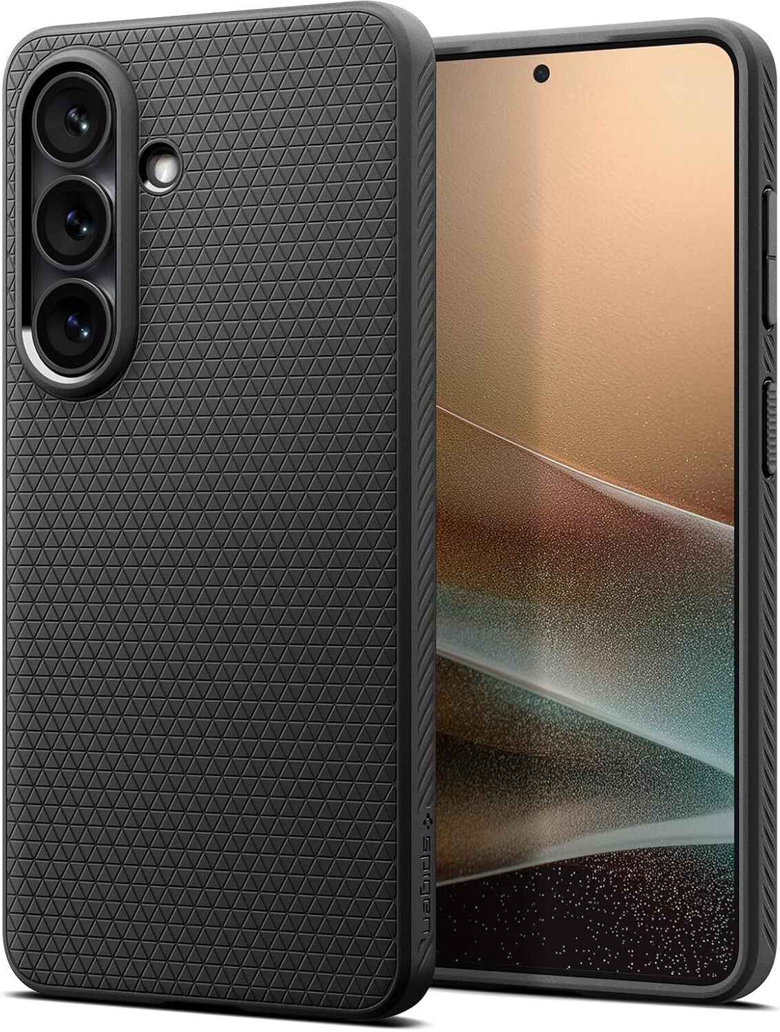 Spigen Liquid Air Samsung Galaxy S26 Hoesje Back Cover Matte Zwart afbeelding 1