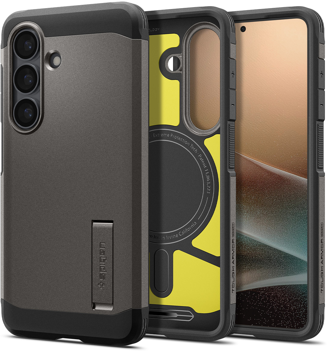 Spigen Tough Armor Samsung Galaxy S26 Hoesje MagSafe Back Cover Gunmetal afbeelding 10