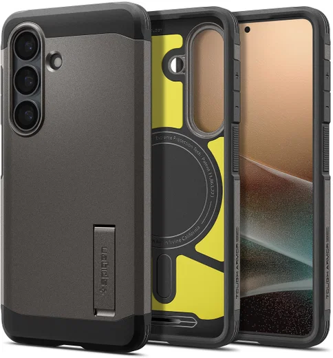 Spigen Tough Armor Samsung Galaxy S26 Hoesje MagSafe Back Cover Gunmetal afbeelding 10