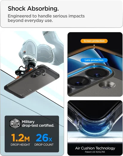 Spigen Tough Armor Samsung Galaxy S26 Hoesje MagSafe Back Cover Gunmetal afbeelding 7