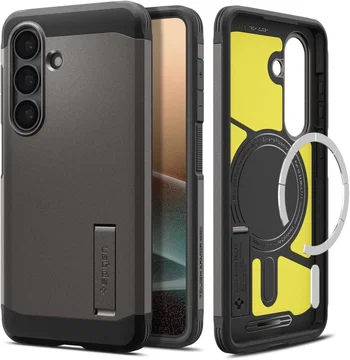 Spigen Tough Armor Samsung Galaxy S26 Hoesje MagSafe Back Cover Gunmetal