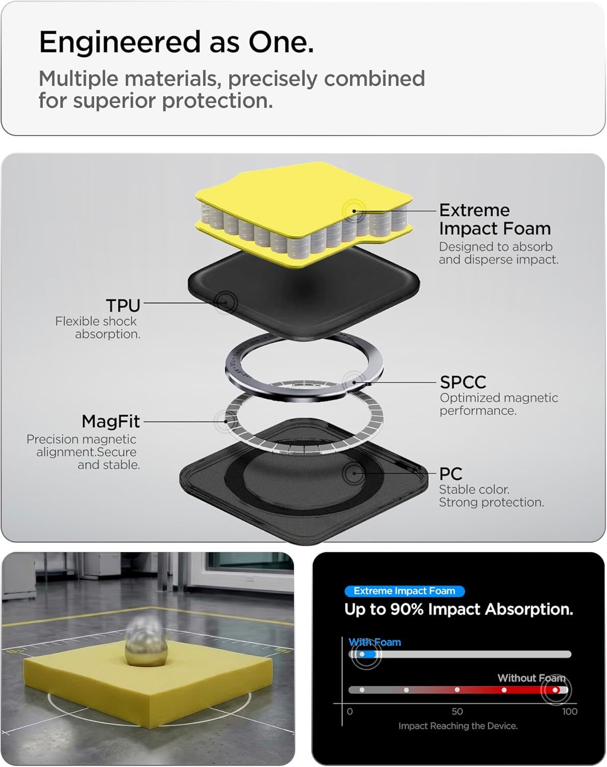 Spigen Tough Armor Samsung Galaxy S26 Hoesje MagSafe Back Cover Zwart afbeelding 8