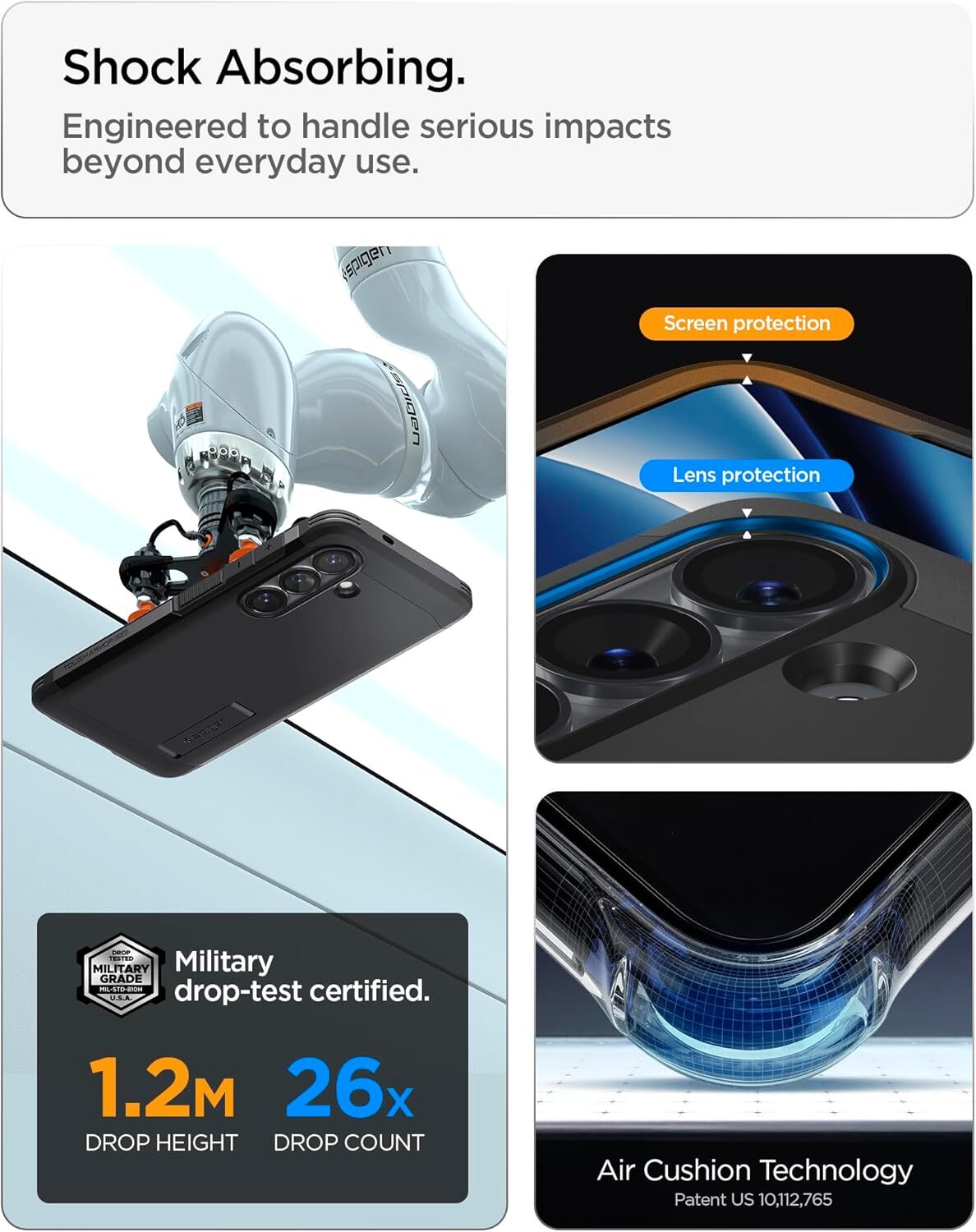 Spigen Tough Armor Samsung Galaxy S26 Hoesje MagSafe Back Cover Zwart afbeelding 7